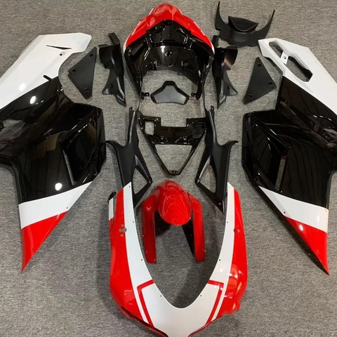 Motorcycle Fairing Kit for Ducati  848 1098 1198 2007 2008 2009 2010 2011 ABS Injection Customized Fairings Kit