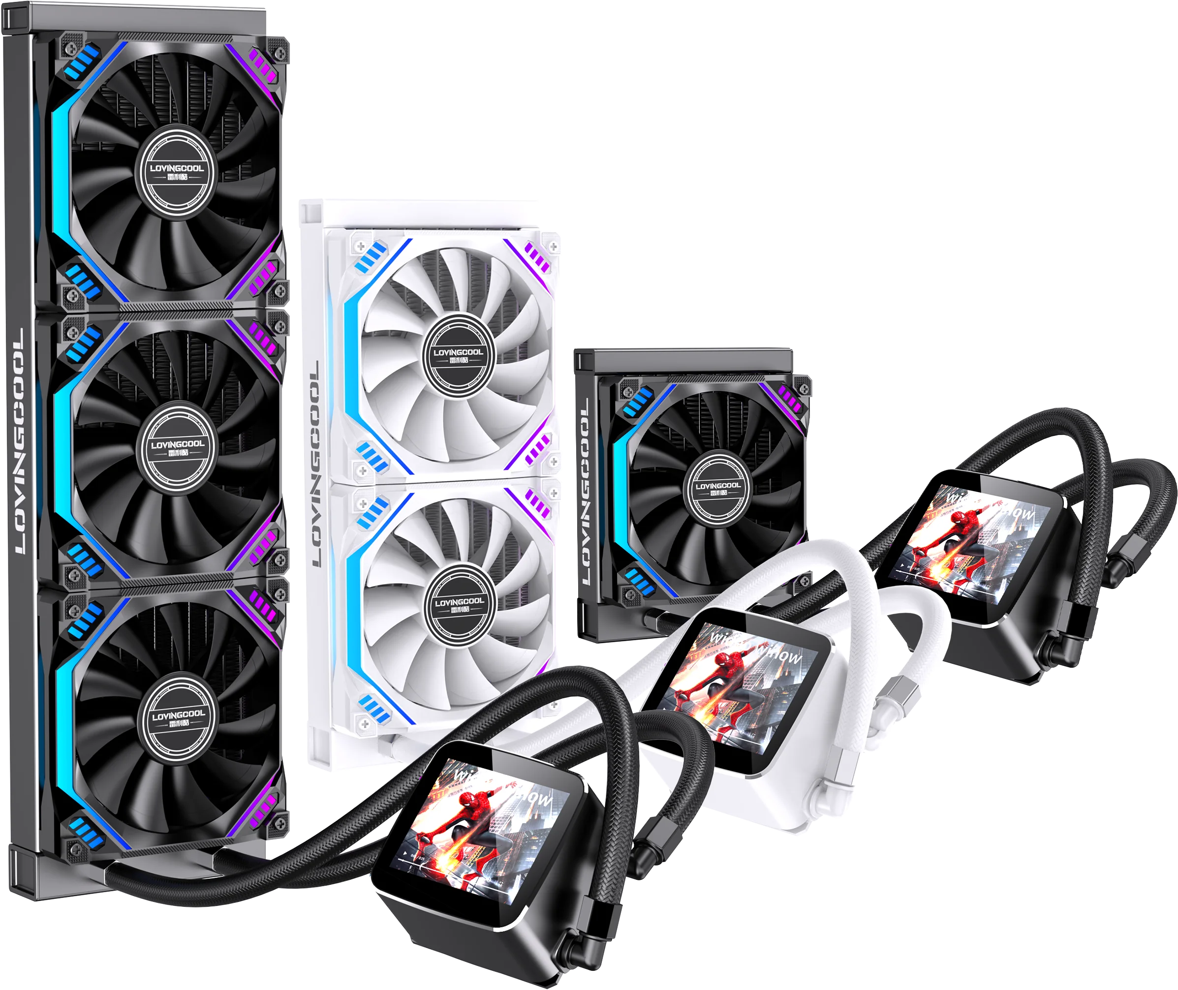 Lovingcool 液体クーラー Lovingcool ARGB PWM 240mm RGB Lighting Liquid Aio Cooler