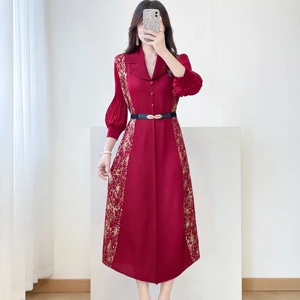 Elegant Pleated Dress Wholesale - Elegant Outfit for Plus-size Women's Dresses