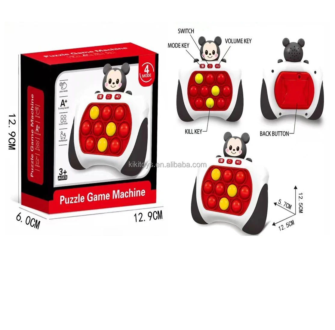 Kk Quick Push Game For Kids 812,Pop Sensory Fidget Toys For Kids 612,Light Up & Sound Fast