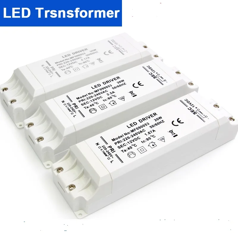 High Quality 20W LED Bulb Driver AC230 to DC24V Covert Constant Voltage for LED Strip and Panel Light 12V/24V Output