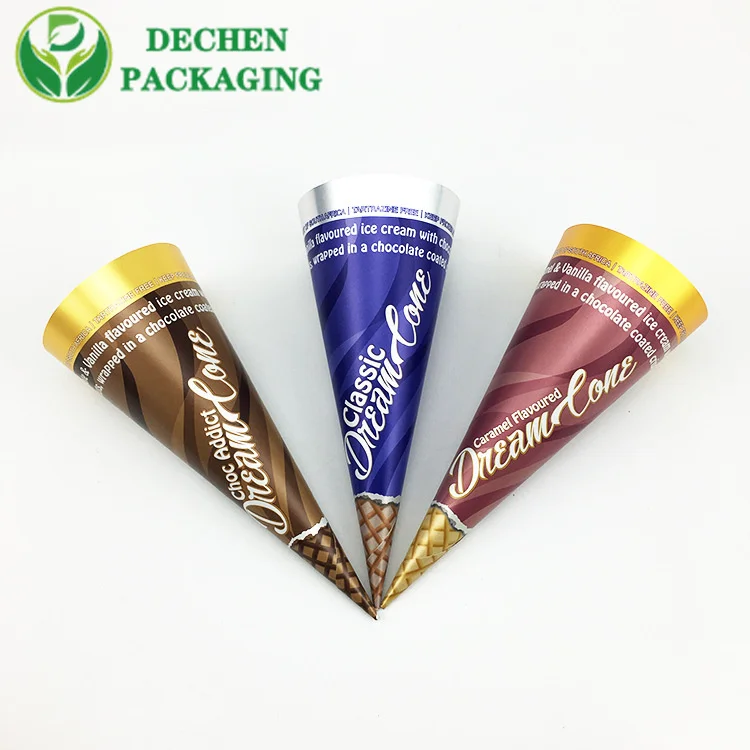 Papier foile de crème glacée Papier Kraft stratifié en foile d'aluminium