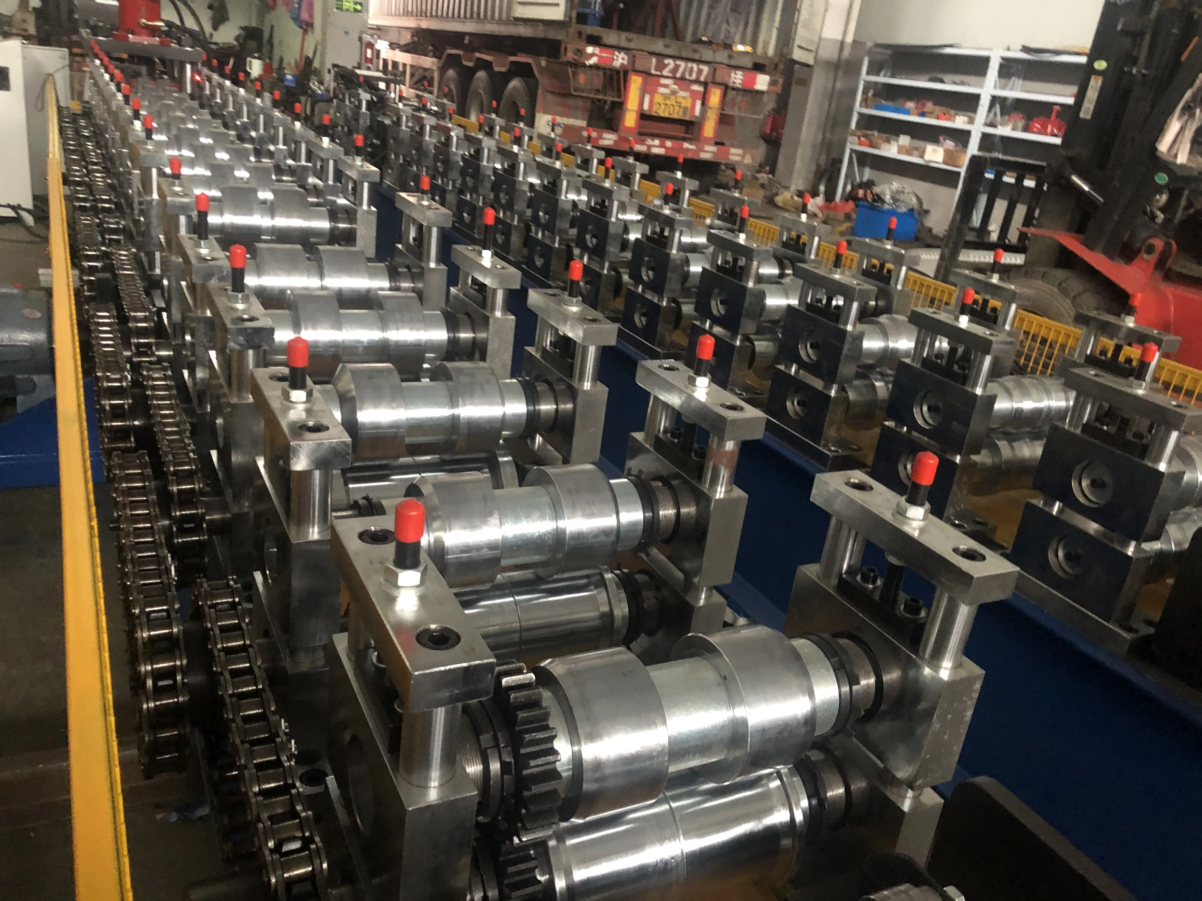 Metal Door Frame Roll Forming Machine Steel 1.5 - 2.0mm 11KW