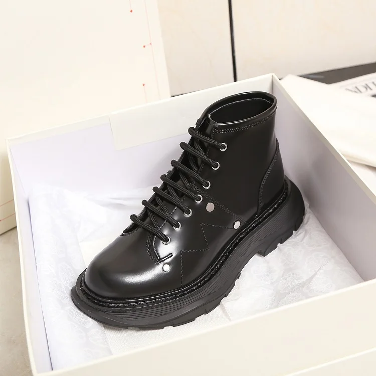 Women Oxford Shoes Black Oxford High Tops Platform Women Casual Shoes Lace Up Fashion Sneakers