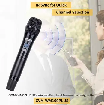 Comica CVM-WM100 Plus HTX Professional Wireless Handheld Microphone Transmitter CVM-WM100PLUS Wireless Lavalier Microphone detail image