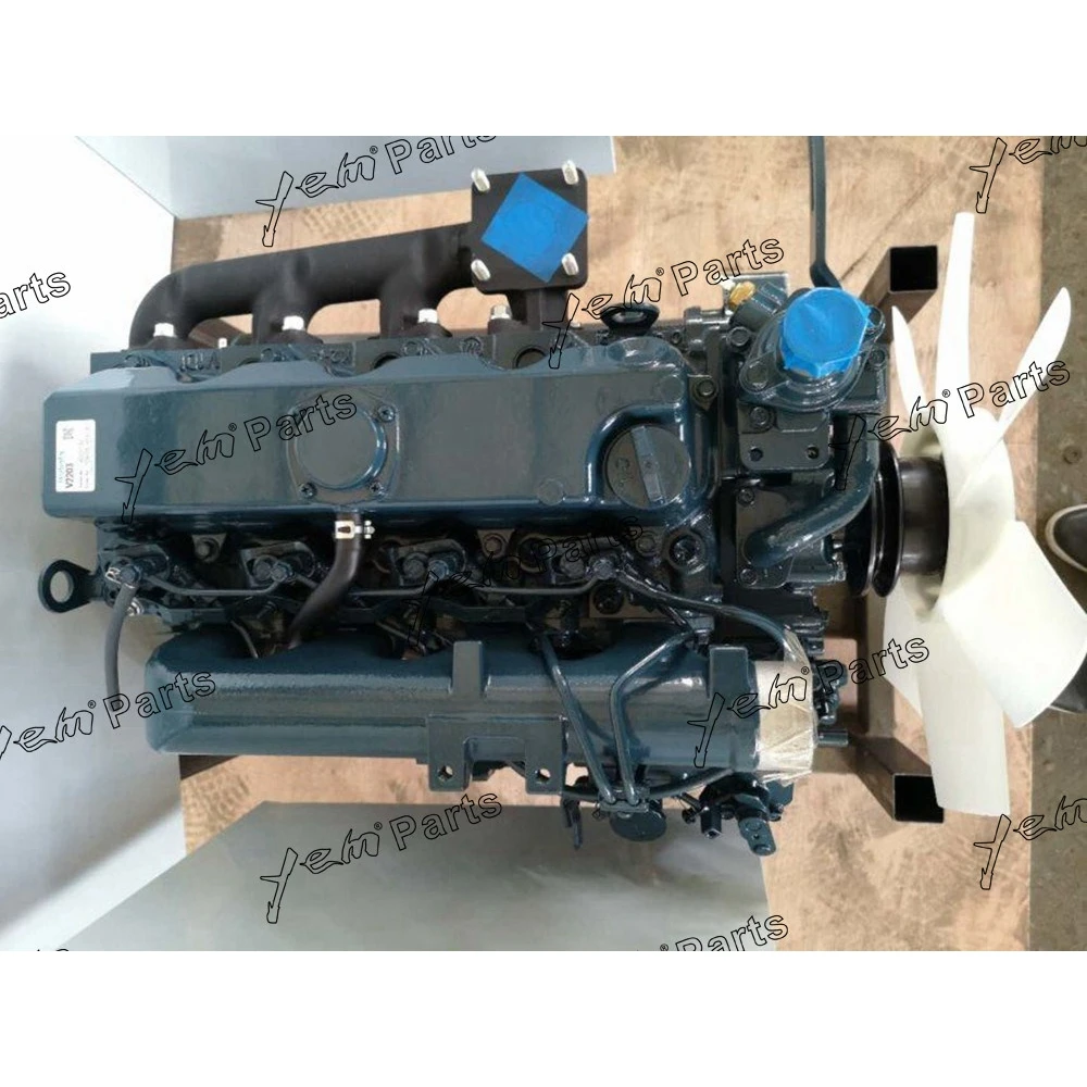 V2203-DI Complete Engine Assembly 2200RPM 28.2KW Fit for Kubota Engine 4