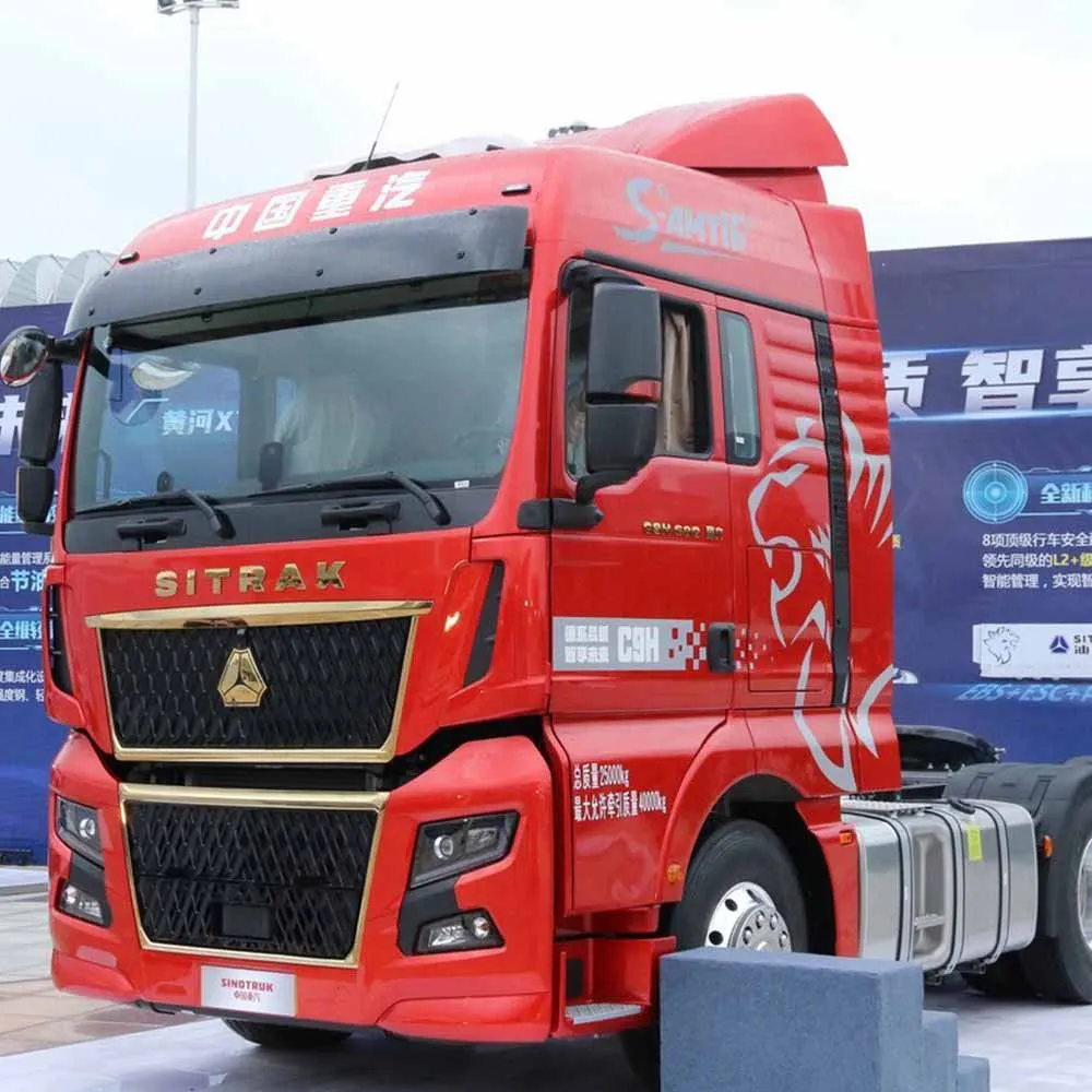 High Quality AMT Automatic Gearbox MAN Engine 580HP 610HP 6*4 10Wheeler Sinotruk Sitrak <a class='inkey' style='color:blue' href='https://www.supertruckfactory.com/tractor-truck' target='_blank'>Tractor Truck</a> Head supplier