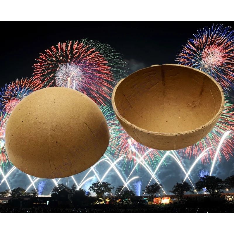 Hemisphere Paper Cover 3 Inch Display Shell Bomb Material Pyrotechnic Mortar 1.3g Un0335 Wedding Pyro Cracker Fire Work Firework