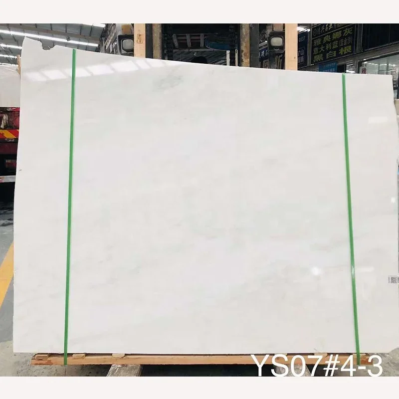 Natural White Marble for Flooring and Wall Tiles Polished White Marble Slab for Interior Projects