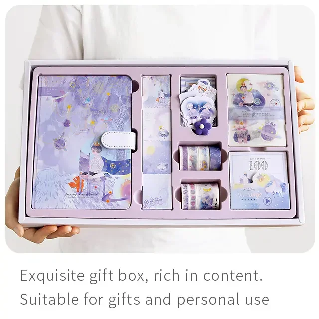 DIY Journalling Set Journal Gift Set Notebook Journal Book Set with 147 Pieces Items