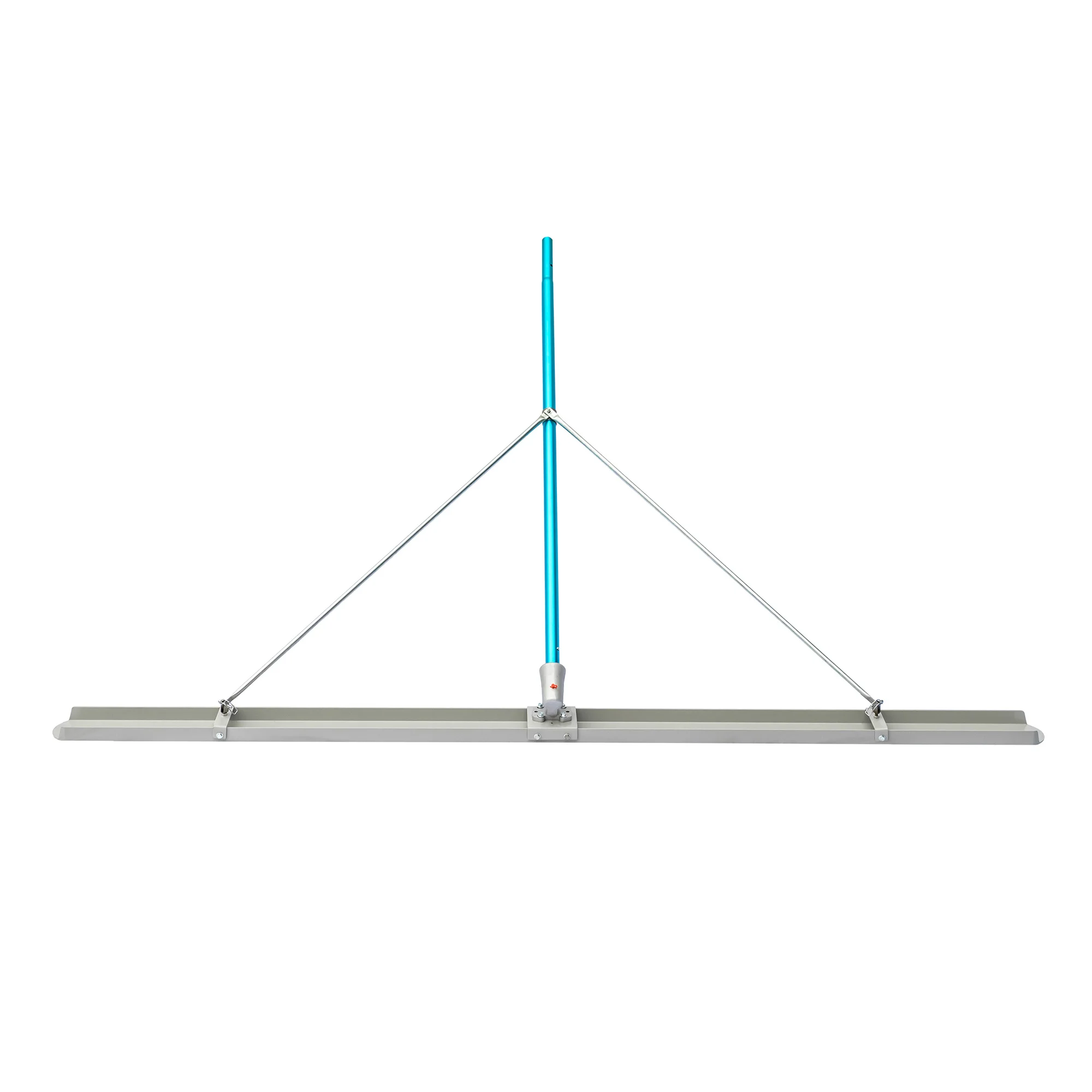 Double Edge Channel Bull Float with Bracket, Round Ends, 120 x 6 Inch ...