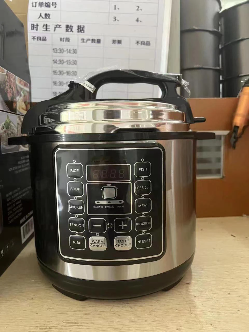 Factory Price 6L Home Appliance 6L Electrical Multi Cooker Multifunctional Electric Pressure Cookers Silver crest Rice Cooker