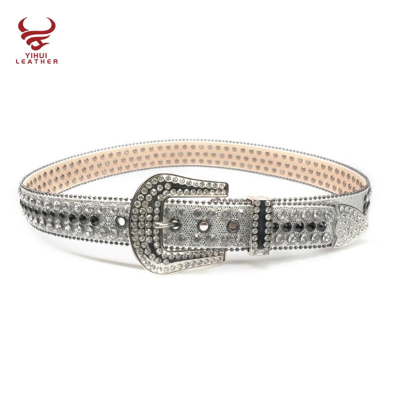 Sparkle Western Cowboy Cow Women Jeans Diamond Studded Men Leather  Rhinestone Designer Belt for Jeans - China Luxury Ladies Belts and Women  Belts price