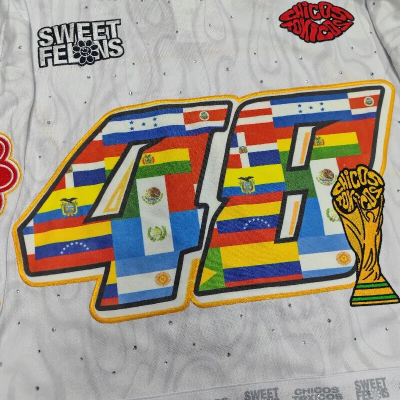 300gsm Heavyweight Mens Cropped T Shirt Loose Retro Street Style Long Sleeve Embroidery Customizable Pattern Casual Tops gallery 5