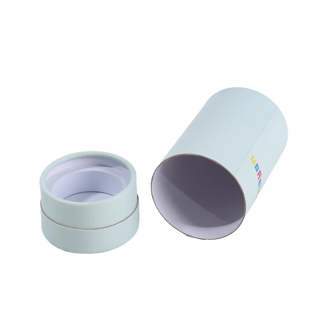 Fabrikksprodusert høykvalitets tilpasset sylindrisk pakkeskranke for sko med personlig fargeoptrykk i fire farger og miljøvennlig gjenvunnet materiale