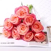 Silk cloth rose pink