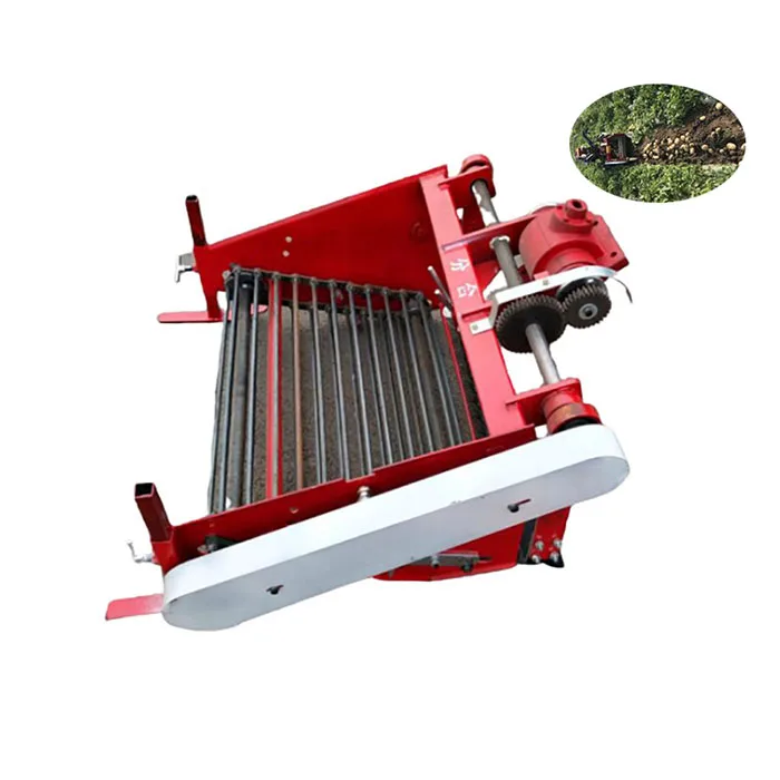 Automatic One Row 3 Point Potato Radish Harvester Harvesting Machine