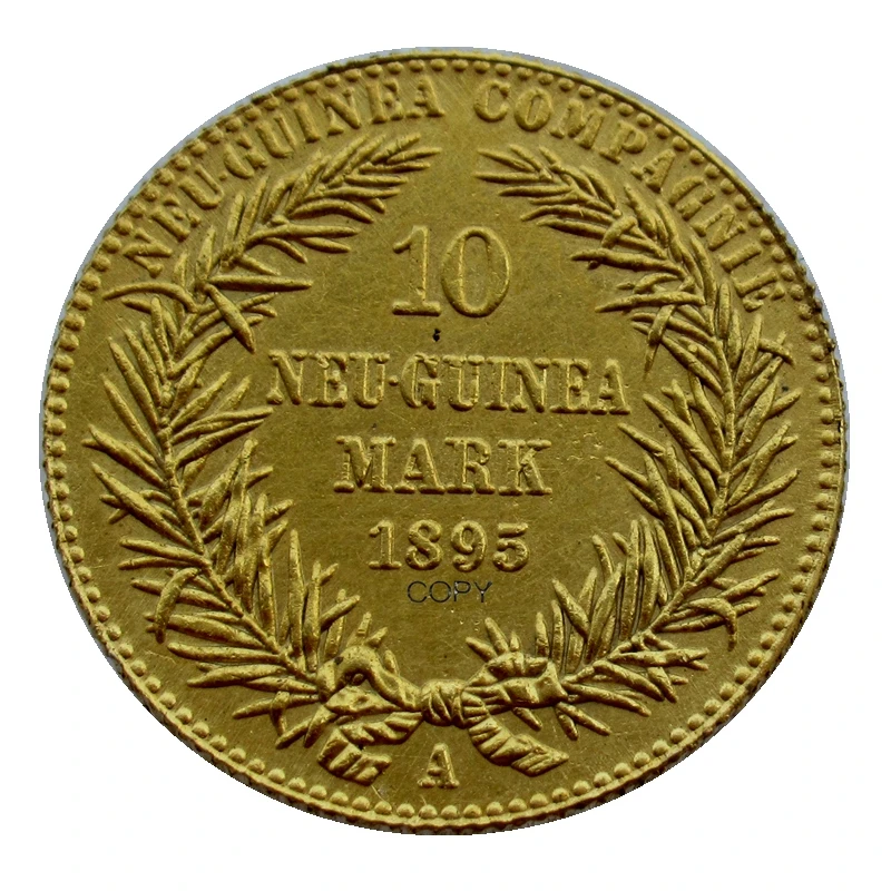 Reproducción De Nueva Guinea Alemana 10 Mark 1895 Un Ave Del Paraíso  Chapados En Oro Monedas - Buy Moneda De Euro,Monedas De Alemania,Moneda De  Marca Product on 