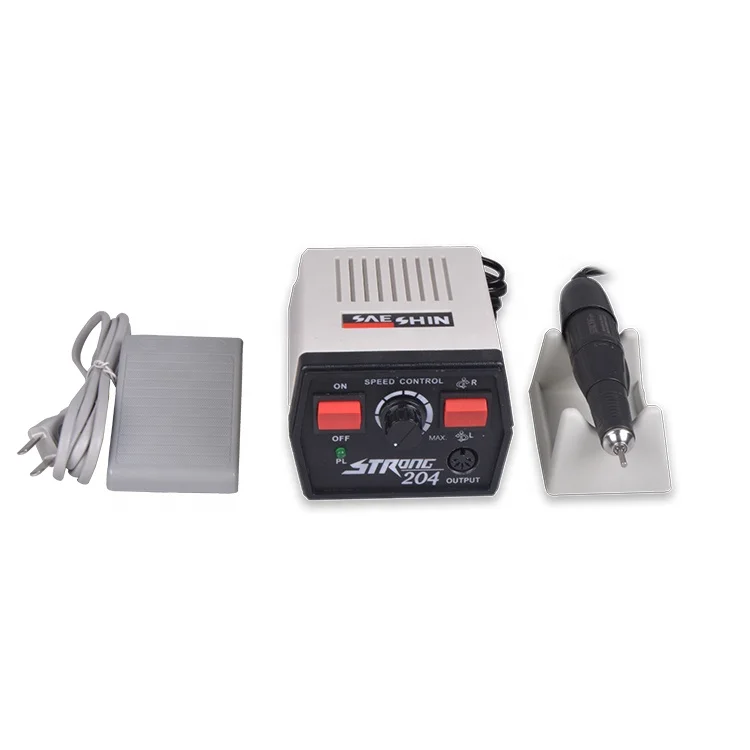 2025 65W 35000rpm dental lab nail drill micromotor strong 204 manicure machine