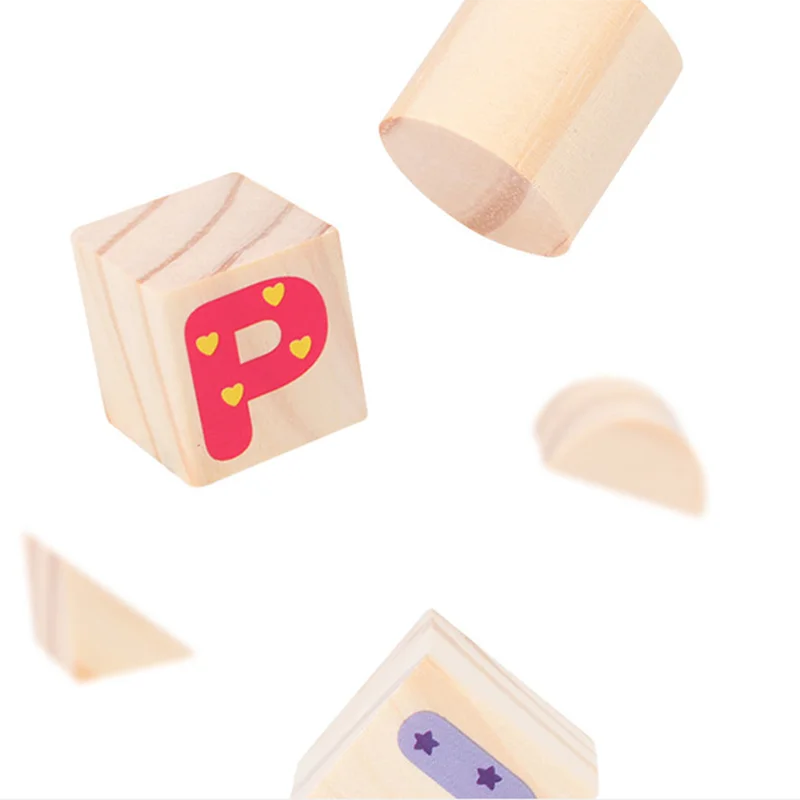 Log Unpainted Building Blocks Infants And Toddlers Puzzle Baby Toys Solid Wood Blocks Solid Wood