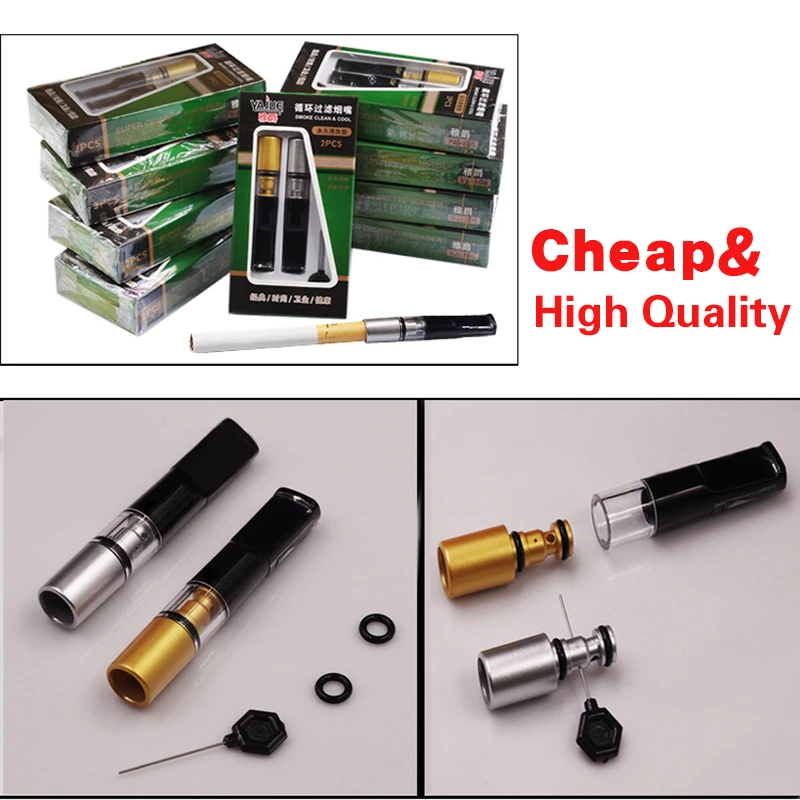 Hot Sale Wholesale Reusable Plastic Cigarette Filter Tube Holder Tips