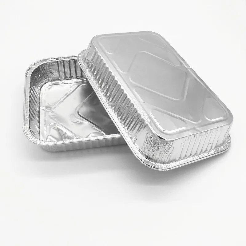 product quality wholesale tia cb63 125 inch square plate frozen food restaurant foil containers small-7