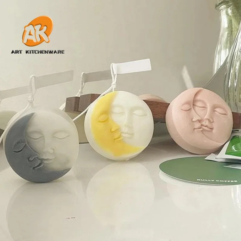 Stampo per sapone in silicone bianco a 4 cavità con fiori di limone/prugna, fai da te per aromaterapia, sapone profumato, in argilla polimerica, per realizzare torte e cioccolatini (fiore di prugna