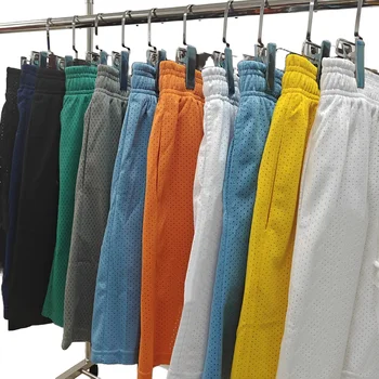 Sports Loose Shorts Wholesale, Basketball Men's Fitness Loose Shorts, Comfortable and Breathable Mesh, Can Be Purchased in Bulk