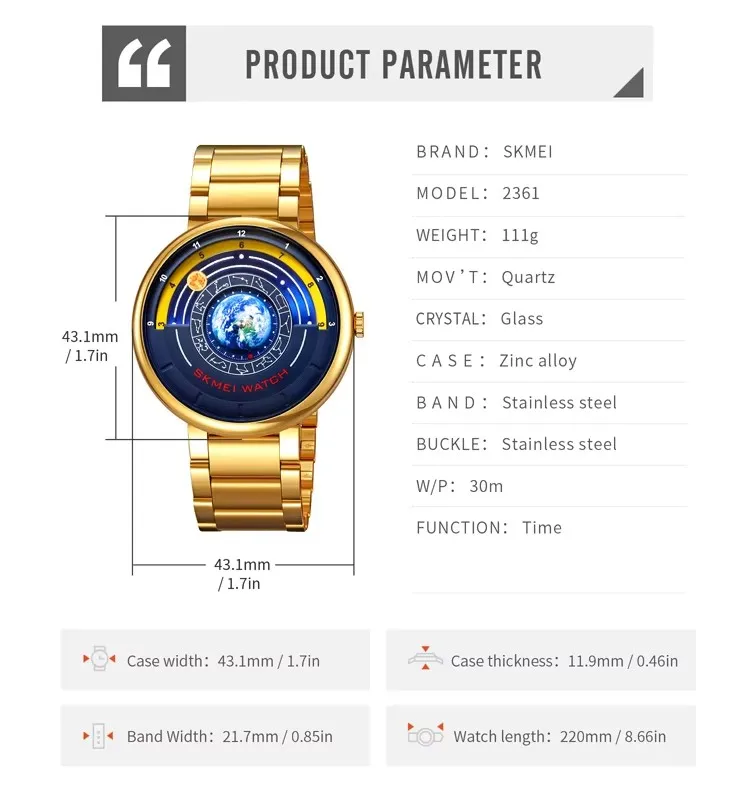 Skmei 2361 Starry Dial watch