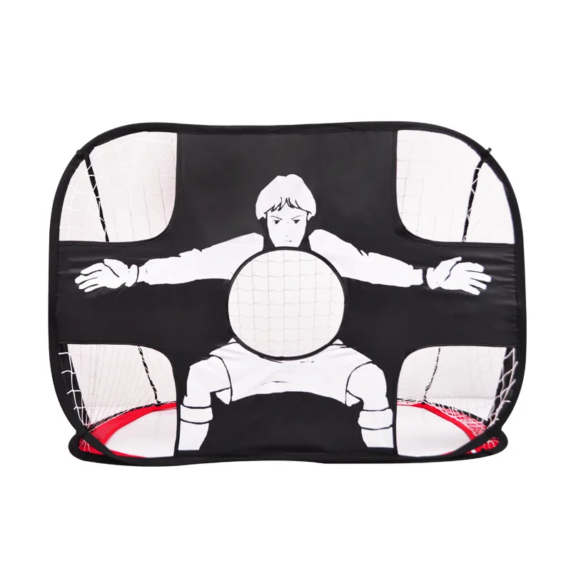 Customized Foldable  Football Soccer goal with Shooting Target for Children