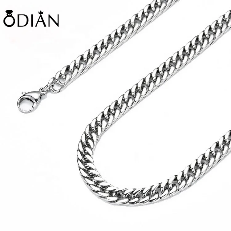 Men Stainless Steel Gold Necklaces Thick Chain, Different Types Gold  Necklace Chains Jewelry Designs