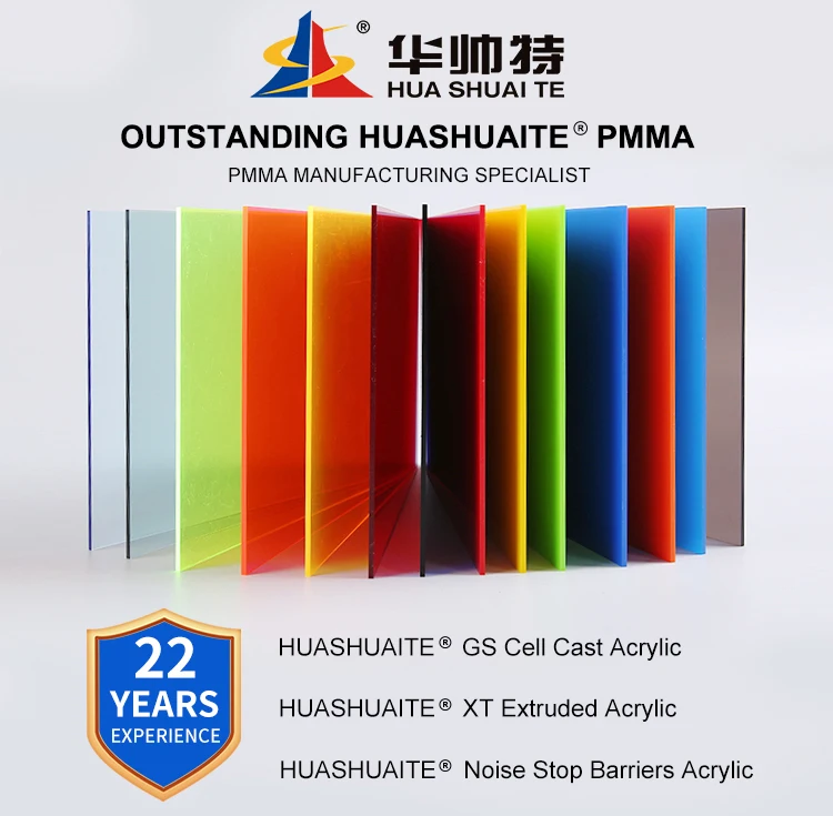 HUASHUAITE Motorway Garden Acrylic Acoustic Insulation Sound Barrier Fencing Price