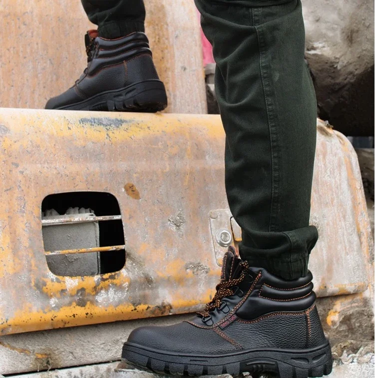 Factory Price Waterproof Anti Puncture Industrial Safety Boots ...