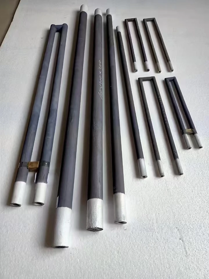 New 1400°C SiC Electric Tube Furnace Water Heater U Type Dia20mm Heating Elements