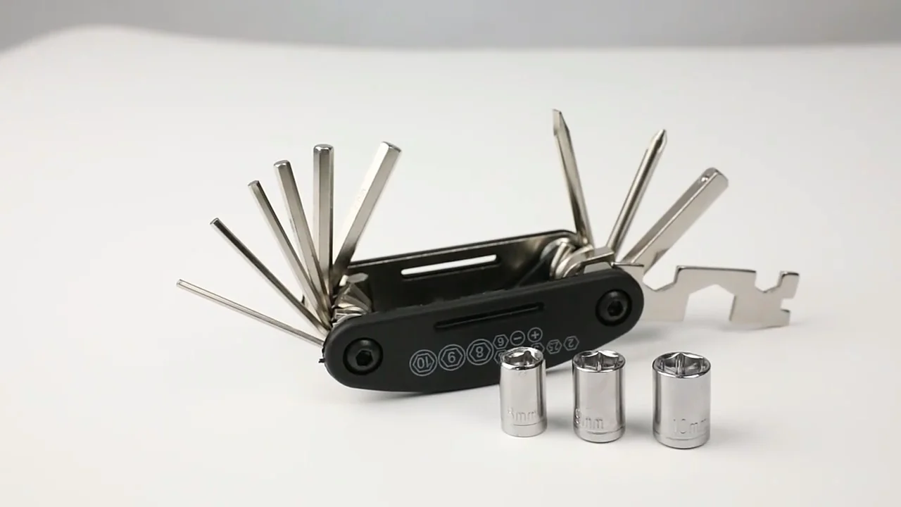 15 In 1 Multifunction Pocket Mini Portable Bicycle Repair Tool Hex Key