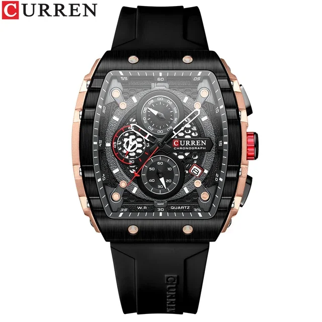 Men's Waterproof Chronograph Quartz Watch CURREN 8442, 45mm