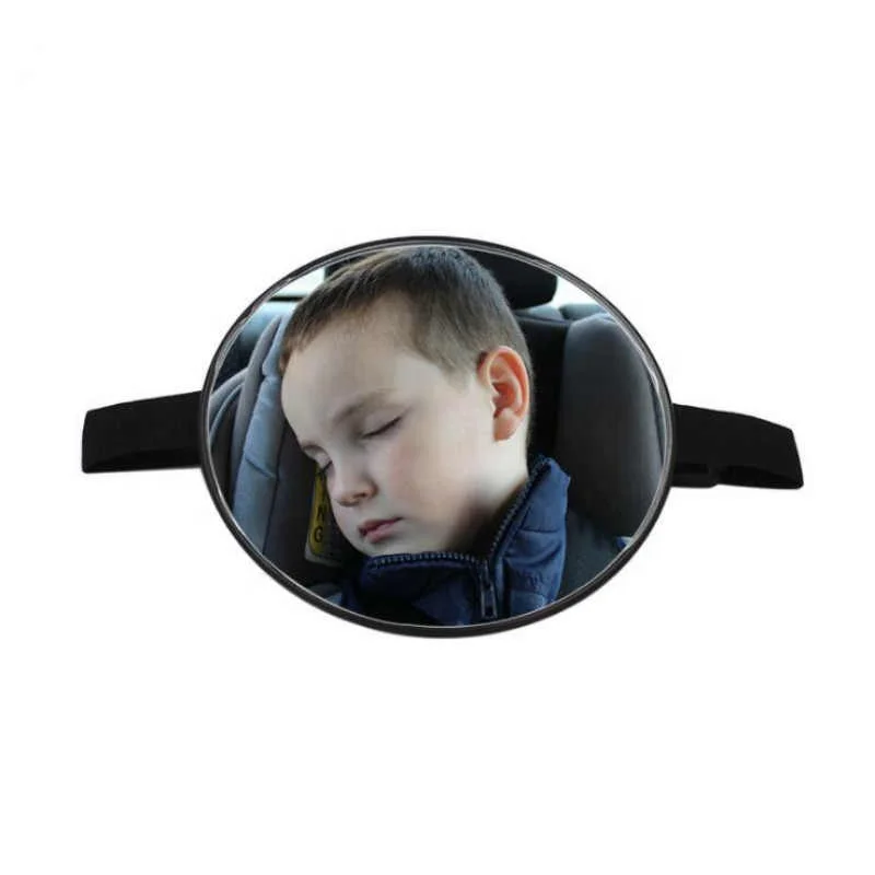 Детское автомобильное зеркало, безопасное квадратное зеркало для обзора и заднего сиденья, для ухода за ребенком