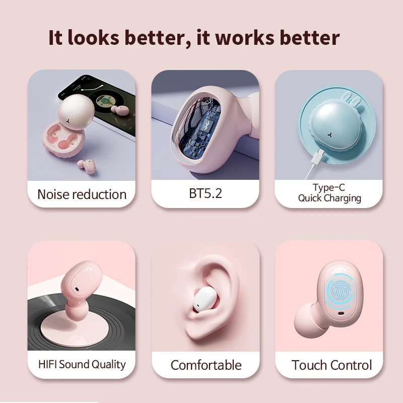 SIBYL MINI Wireless Bluetooth Earphone Stereo Earbuds