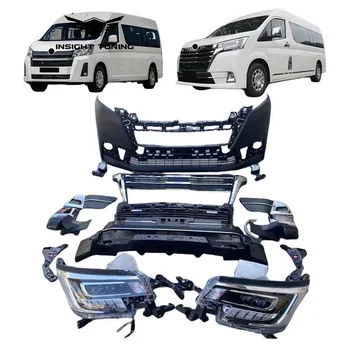 Auto Tuning Facelift Bodykit Bumper 2021 for Toyota Hiace commuter deluxe Super granace premium majesty Body Kit