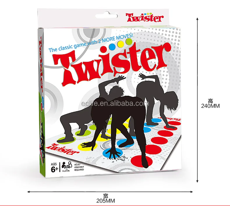 
 Оптовая продажа, дешевая классическая настольная игра Twister, забавная интерактивная игра Twister для семейной вечеринки  