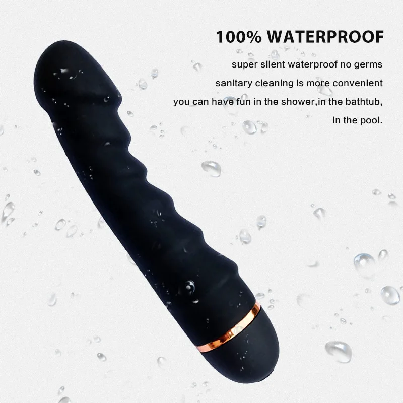 Multi Frequency Small Mini Strapless Funny Vibrating Dildo Vibrator G Spot Av Wand Massage Purple Dildo Vibrator for Anal