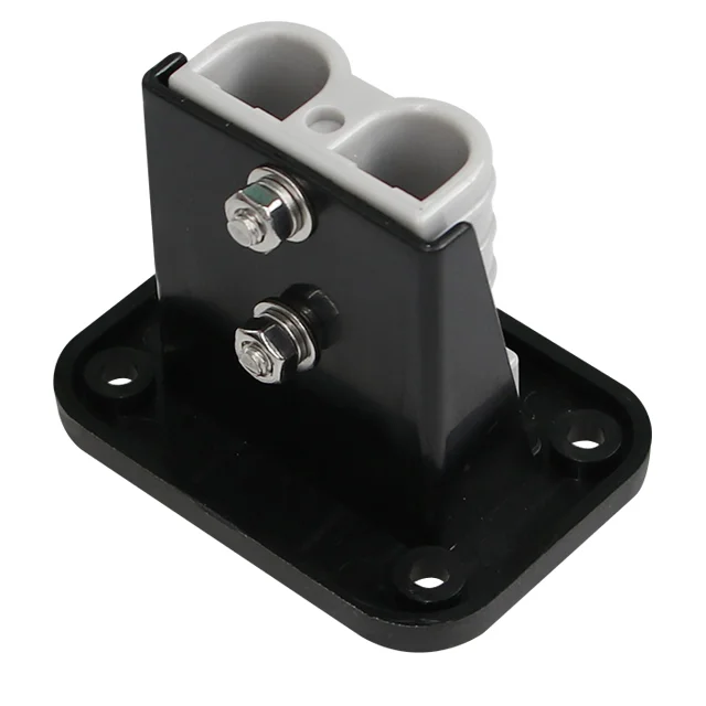 Panel Mount with Battery Connectors Plugs 50A Heavy Duty Plugs Single Flush Mount Housing