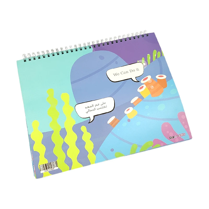 Custom Notebook Manufacturer Make A4 Planner Diary Lined	Spiral Notebook for School