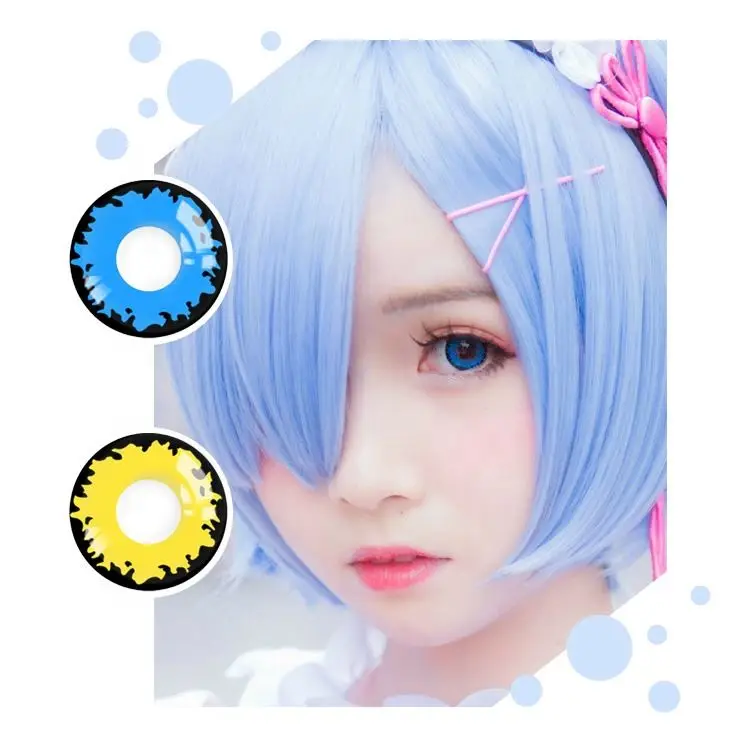 Realcon Wholesale Crazy Nice Colored Halloween Contact Lens Contacts Factory