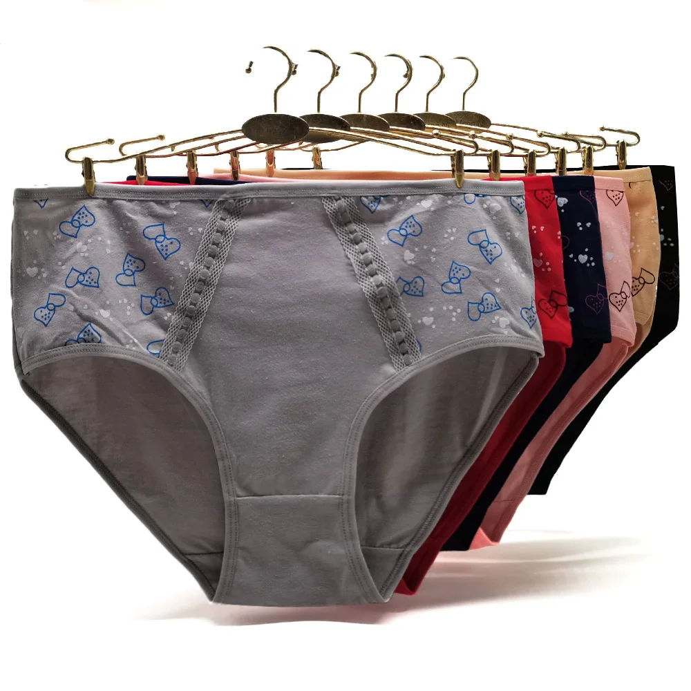 Mommy Fashion Floral Women Plus Size Underwear Lady Panty