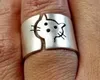 Maschera aperta taglia unica con gatto barbuto