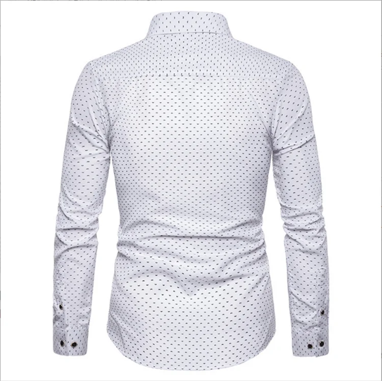 Men's long sleeve thin shirt Business shirt men's base shirt