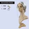 Set di parrucca d'argento di 2
