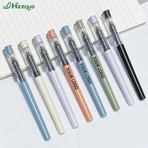 Wholesale Customized 0.5mm Plastic Gel Pens Set Promotional 0.5mm Gel Pens with Custom Logo Personalized Pens