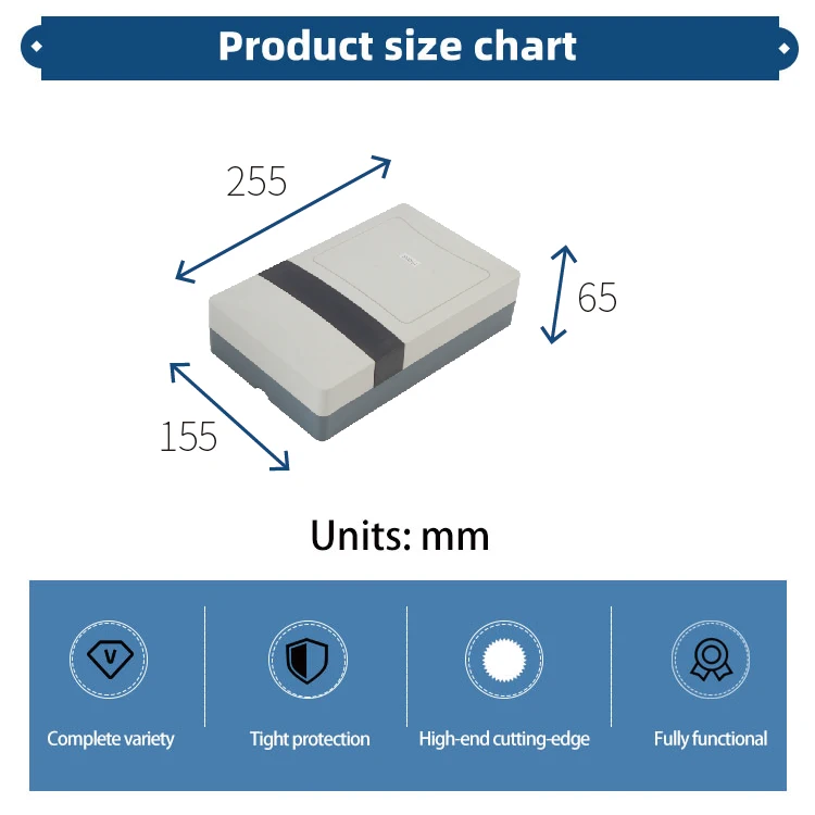 Ph Small Plastic Handheld Enclosures For Electronics Instrument